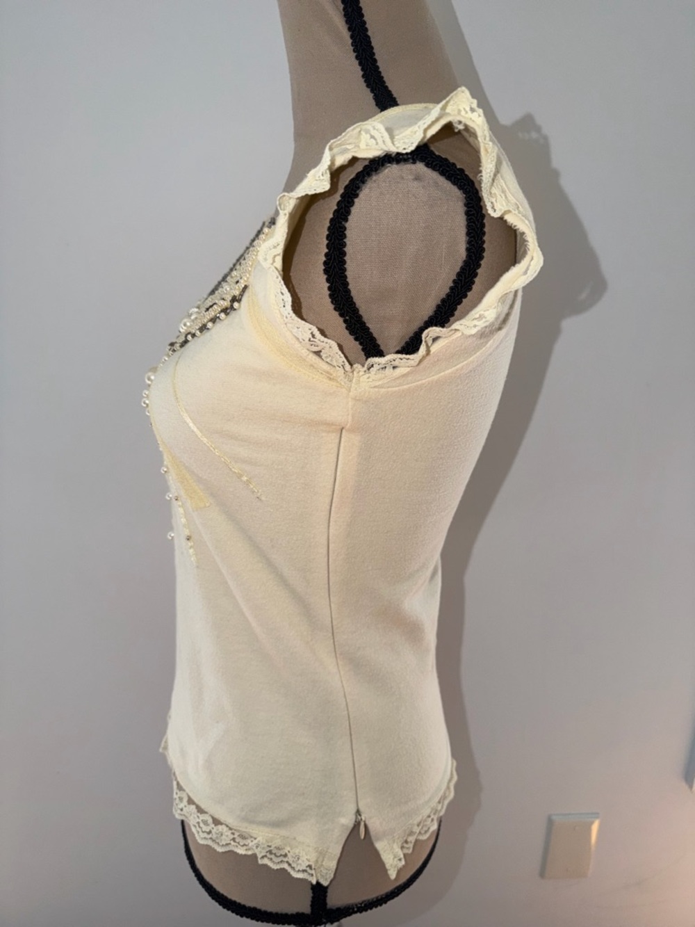 Vintage Free People Beaded Top - Picture 4 of 8